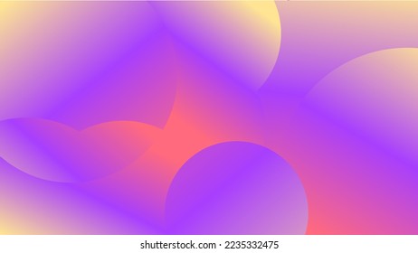 ABSTRAKTER GEOMETRISCHER HINTERGRUND GRADIENT FARBDESIGN VEKTORTEMPLATE GUT FÜR MODERNE WEBSITE, WALLPAPER, DECKDESIGN 