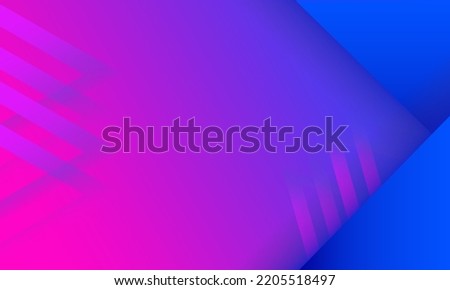 Abstract geometric background with gradient. Futuristic abstract background with pink and blue triangles. Metaverse and technology concept