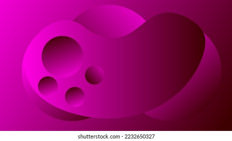 ABSTRACT GEOMETRIC BACKGROUND GRADIENT MAGENTA COLOR DESIGN VECTOR TEMPLATE GOOD FOR MODERN WEBSITE, WALLPAPER, COVER DESIGN 