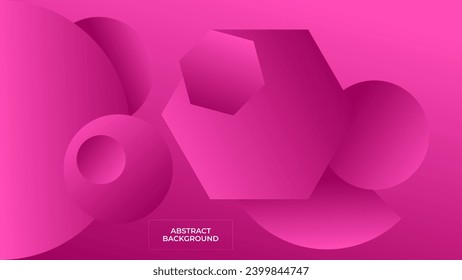 PLANTILLA DE VECTOR DE DISEÑO DE COLOR GRADIENTE DE MAGENTA DE FONDO GEOMÉTRICO ABSTRACTO BUENO PARA SITIOS WEB MODERNOS, PAPEL DE PARED, DISEÑO DE PORTÓN 