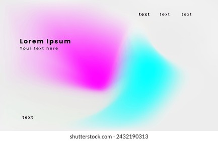 Abstract geometric background in gradient magenta and light blue colors. colorful shape composition illustration for banner, poster, brochure, digital, web, page, surface, decoration.