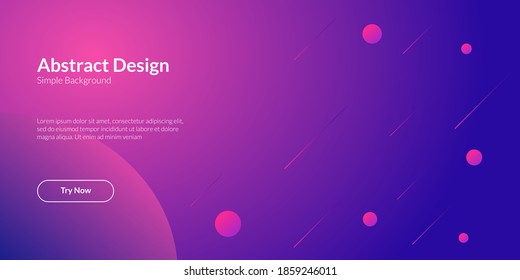 Abstract geometric background. Gradient pink and dark blue color. Suitable for banners, posters, flyers, covers, landing pages