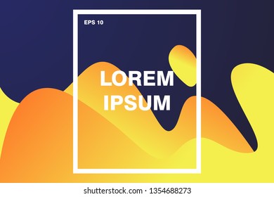 Abstract  geometric background gradient shapes composition