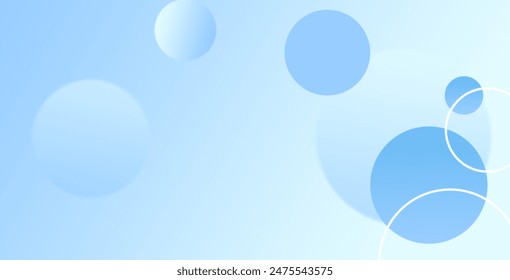 Abstract geometric background gradient soft light blue bokeh for Graphic Business background hitech technology digital design illustration web template background backdrop desktop wallpaper bubbles