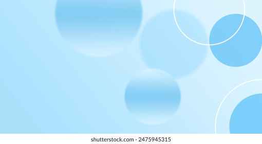 Abstract geometric background gradient soft light blue bokeh for Graphic Business background hitech technology digital design illustration web template background backdrop desktop wallpaper bubbles