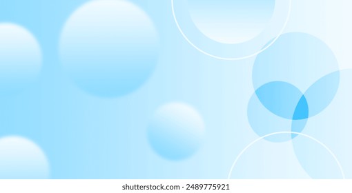 Abstract geometric background gradient soft light blue bokeh for Graphic Business background hitech technology digital design illustration web template background backdrop desktop wallpaper bubbles