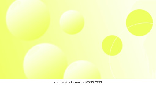 Gradiente de fondo geométrico Abstractas Bokeh amarillo claro suave para el fondo de negocios gráficos Tecnología de alta tecnología Ilustración de diseño digital Fondo de Plantilla de Web Fondo de escritorio Burbujas de Fondo de pantalla