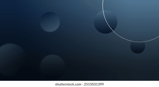 Abstract geometric background gradient soft dark blue bokeh for Graphic Business background hitech technology digital design illustration web template background backdrop desktop wallpaper bubbles