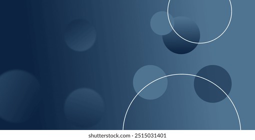 Abstract geometric background gradient soft dark blue bokeh for Graphic Business background hitech technology digital design illustration web template background backdrop desktop wallpaper bubbles