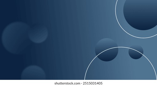 Abstract geometric background gradient soft dark blue bokeh for Graphic Business background hitech technology digital design illustration web template background backdrop desktop wallpaper bubbles