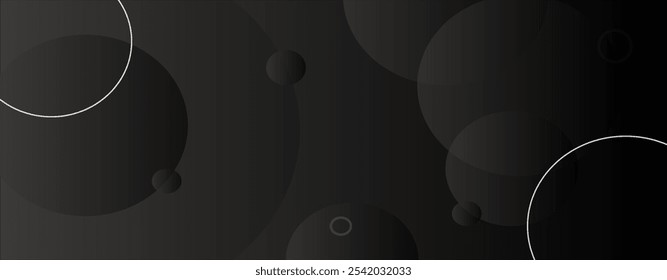 Abstract geometric background gradient soft light black bokeh for Graphic Business background hitech , technology digital design illustration web template background backdrop desktop wallpaper bubbles