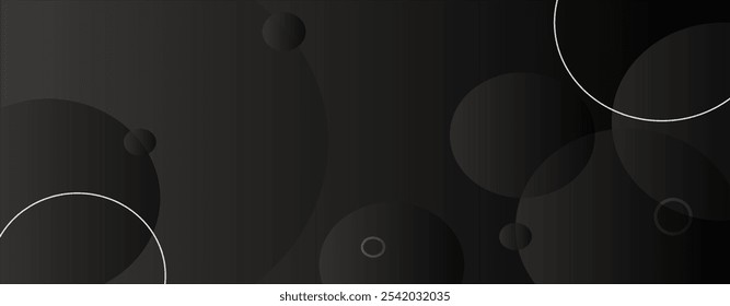 Abstract geometric background gradient soft light black bokeh for Graphic Business background hitech , technology digital design illustration web template background backdrop desktop wallpaper bubbles