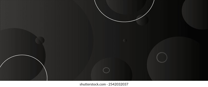 Abstract geometric background gradient soft light black bokeh for Graphic Business background hitech , technology digital design illustration web template background backdrop desktop wallpaper bubbles