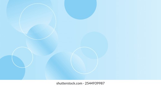 Gradiente de fondo geométrico Abstractas bokeh azul claro suave para el fondo de negocios gráficos hitech tecnología diseño digital. VECTOR