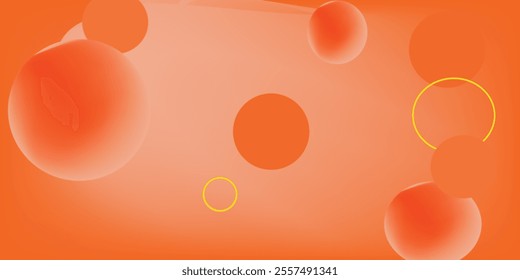 Abstract geometric background gradient soft light orange bokeh for Graphic Business background hitech technology digital design illustration web template background backdrop desktop wallpaper bubbles