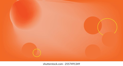 Abstract geometric background gradient soft light orange bokeh for Graphic Business background hitech technology digital design illustration web template background backdrop desktop wallpaper bubbles