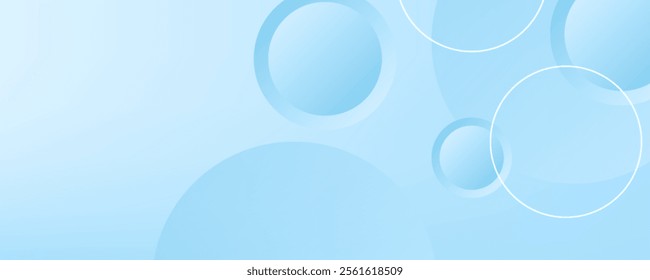 Abstract geometric background gradient soft light blue bokeh for Graphic Business background hitech technology digital design illustration