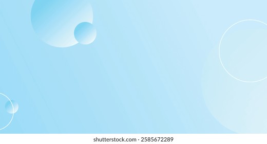 Abstract geometric background gradient soft light blue bokeh for Graphic Business background hitech technology digital design illustration web template