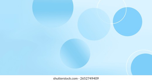 Abstract geometric background gradient soft light blue bokeh for Graphic Business background hitech technology digital design illustration web template background backdrop desktop wallpaper bubbles