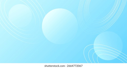 Abstract geometric background gradient soft light blue like a saturnus for Graphic. Perfect for web template.