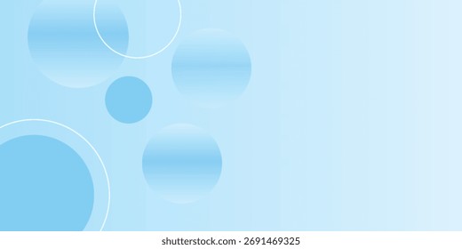 Abstract geometric background gradient soft light blue bokeh for Graphic Business background hitech technology digital design illustration