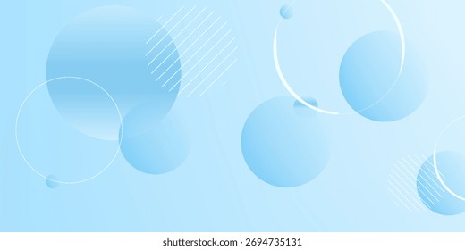 Abstract geometric background gradient soft light blue bokeh for Graphic Business background hitech technology digital design illustration web template background backdrop desktop wallpaper bubbles