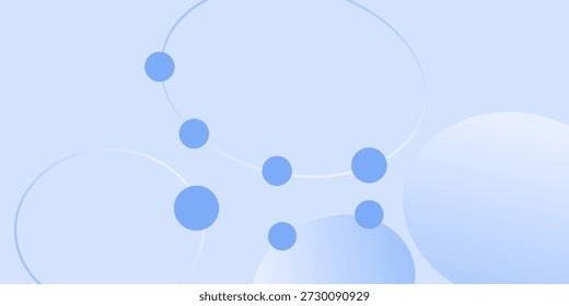 Abstract geometric background gradient soft light blue bokeh for Graphic Business background hitech technology digital design illustration web template background backdrop desktop wallpaper bubbles

