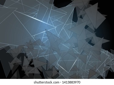 Abstract geometric background. Gradientes, polygones and lines for design backdrop vector.