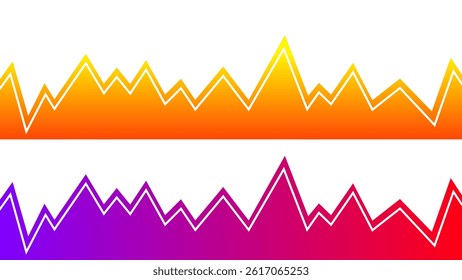 abstract Geometric background. Geometric Graph background. zig zag background. Geometric Mountain Landscape background.