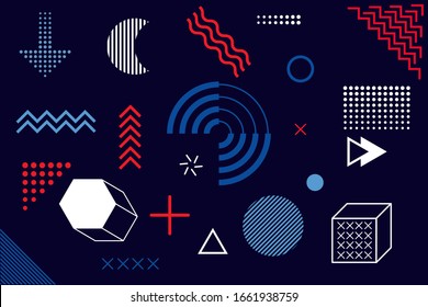 abstract geometric background graphic design modern vector illustration