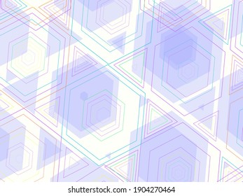 Abstract geometric background. Graphic design geometric elements. Science and computer technology data concept