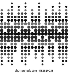 Abstract geometric background. Graphic design print. Halftone pattern. Vector illustration