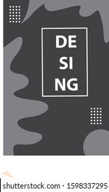 abstract geometric background in gray