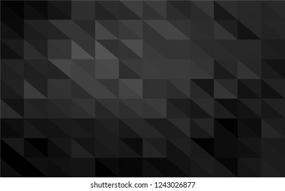 Abstract geometric background. Gray polygonal vector