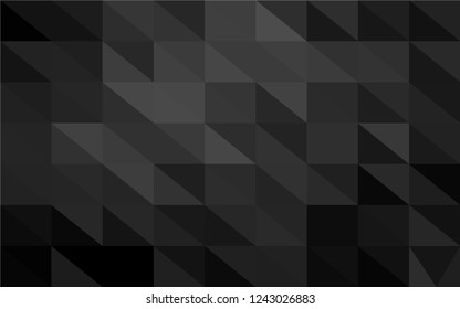 Abstract geometric background. Gray polygonal vector