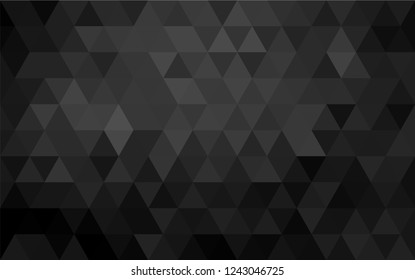 Abstract geometric background. Gray polygonal vector