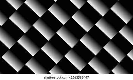 Abstract geometric background with grayscale diamond pattern. Modern, stylish design for presentations, websites, or textures.