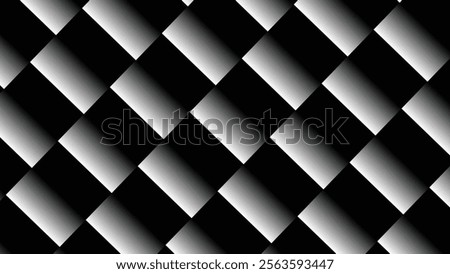 Abstract geometric background with grayscale diamond pattern. Modern, stylish design for presentations, websites, or textures.
