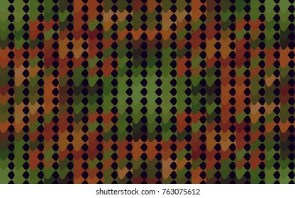 abstract geometric background in green and brown with gradients effect. suitable for decorative background design