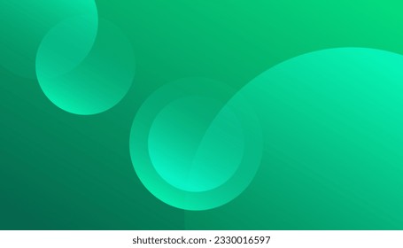 Abstract geometric background with green gradient vanishing circles. can be used for banner , flyer, poster, web page, presentation etc. vector design of eps file