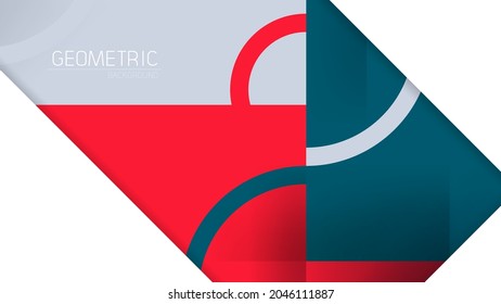 Resumen de fondo geométrico color verde gris oscuro