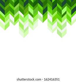 Abstract, geometric background, green spectrum