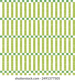 abstract geometric background green and white checkered pattern abstract textured background with square and rectangular stripe pattern used for textile, wallpaper, card.