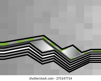 abstract geometric background , grey squares rear and black lines,place for text