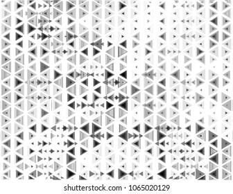 Abstract geometric background with grey and white color tone triangle shapes.