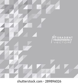 Abstract geometric background with grey and white color tones and copyspace area