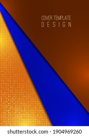 Abstract geometric background, halftone dots, polygonal style. The best design for your advertisement, poster, banner. Vector illustration