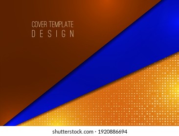 Resumen de fondo geométrico, puntos de semitono, estilo poligonal. El mejor diseño para tu anuncio, afiche, banner. Ilustración del vector