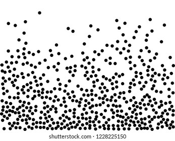 Abstract geometric background. Halftone vector background. Monochrome gradient pattern. Pop Art random dots black white texture. Design for presentation banner, flyer, report, business cards, stickers