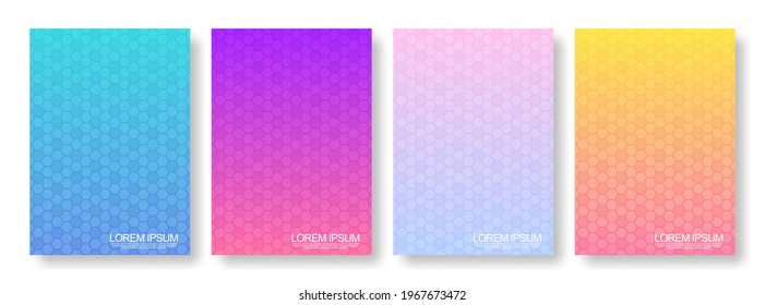 Abstract geometric background with hexagon  shape pattern for a business brochure, cover book, page layout, flyer design, and poster template